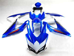 NT Europe Aftermarket Injection ABS Plastic Fairing Fit for Suzuki GSXR 600/750 2008-2010 Blue White N009