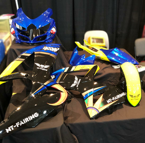 NT Europe Aftermarket Injection ABS Plastic Fairing Fit for Suzuki GSXR 600/750 2008-2010 Blue Shark N0002