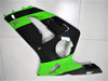 NT Europe Aftermarket Injection ABS Plastic Fairing Fit for Kawasaki ZX6R 636 2003-2004 Black Green N007