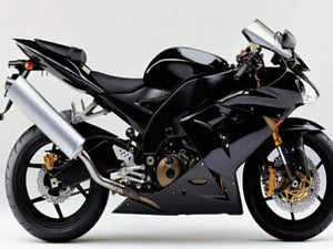 NT Europe Aftermarket Injection ABS Plastic Fairing Fit for Kawasaki ZX10R 2004-2005 Glossy Black