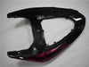 NT Europe Aftermarket Injection ABS Plastic Fairing Fit for Kawasaki ZX10R 2006-2007 Black Red Flame