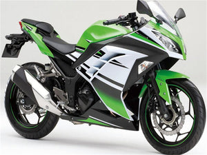NT Europe Aftermarket Injection ABS Plastic Fairing Fit for Kawasaki EX300 2013-2016 Green White Black N006