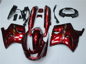 NT Europe ABS Plastics Red Fairing Fit for Kawasaki 1993-2003 ZZR1100 D ZX11 1993-2001