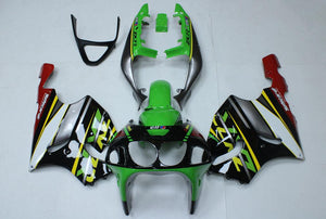 NT Europe ABS Plastics Green Black Fairing Fit for Kawasaki 1996-2003 ZX7R