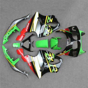 NT Europe ABS Plastics Green Black Fairing Fit for Kawasaki 1996-2003 ZX7R ZX-7R 1997 1998 1999 2000 2001 2002 u006