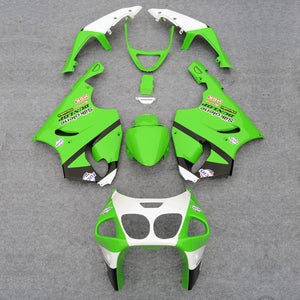 NT Europe ABS Plastics Green White Black Fairing Fit for Kawasaki 1996-2003 ZX7R ZX-7R 1997 1998 1999 2000 2001 2002 u007