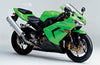 NT Europe Aftermarket Injection ABS Plastic Fairing Fit for Kawasaki ZX10R 2004-2005 Green Black N006