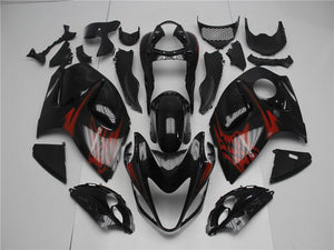 NT Europe Aftermarket Injection ABS Plastic Fairing Fit for GSXR 1300 Hayabusa 2008-2016 Black Red N006