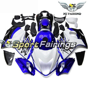 NT Europe Aftermarket Injection ABS Plastic Fairing Fit for GSXR 1300 Hayabusa 2008-2016 White Blue N075