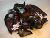 NT Europe Aftermarket Injection ABS Plastic Fairing Fit for GSXR 1300 Hayabusa 1997-2007 Black Red Flame N015