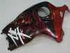 NT Europe Aftermarket Injection ABS Plastic Fairing Fit for GSXR 1300 Hayabusa 1997-2007 Black Red Flame N015