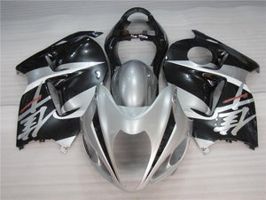NT Europe Aftermarket Injection ABS Plastic Fairing Fit for GSXR 1300 Hayabusa 1997-2007 Silver Black N039