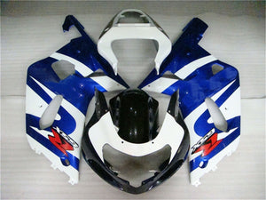 NT Europe Aftermarket Injection ABS Plastic Fairing Fit for Suzuki GSXR 600/750 2001-2003 Blue White