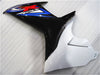 NT Europe Aftermarket Injection ABS Plastic Fairing Fit for Suzuki GSXR 600/750 2011-2016 White Blue Black N003