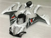 NT Europe Aftermarket Injection ABS Plastic Fairing Fit for Suzuki GSXR 600/750 2011-2016 White Gray