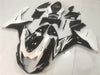 NT Europe Aftermarket Injection ABS Plastic Fairing Fit for Suzuki GSXR 600/750 2011-2016 Black White N008
