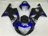 NT Europe Aftermarket Injection ABS Plastic Fairing Fit for Suzuki GSXR 1000 2000-2002 Blue Black N022