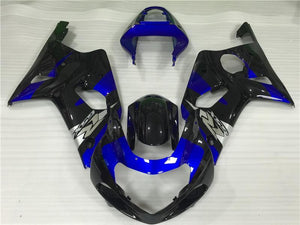 NT Europe Aftermarket Injection ABS Plastic Fairing Fit for Suzuki GSXR 1000 2000-2002 Blue Black N022