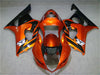 NT Europe Aftermarket Injection ABS Plastic Fairing Fit for Suzuki GSXR 1000 2003-2004 Orange Black N006