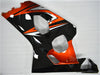 NT Europe Aftermarket Injection ABS Plastic Fairing Fit for Suzuki GSXR 600/750 2004-2005 Orange Black
