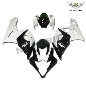 NT Europe Aftermarket Injection ABS Plastic Fairing Fit for Suzuki GSXR 1000 2005-2006 Black White N014