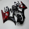 NT Europe Aftermarket Injection ABS Plastic Fairing Fit for Yamaha YZF R6 2003-2005 Black Red N002