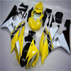 NT Europe Aftermarket Injection ABS Plastic Fairing Fit for Yamaha YZF R6 2006-2007 Yellow White Black N039