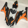 NT Europe Aftermarket Injection ABS Plastic Fairing Fit for Yamaha YZF R6 2006-2007 Orange Black