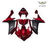 NT Europe Aftermarket Injection ABS Plastic Fairing Fit for Yamaha YZF R1 2007-2008 Red Black