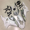 NT Europe Aftermarket Injection ABS Plastic Fairing Fit for Yamaha YZF R6 2017-2019 White Silver