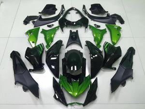 NT Europe Aftermarket Injection ABS Plastic Fairing Fit for Kawasaki Z800 2013-2016 Green Black N002