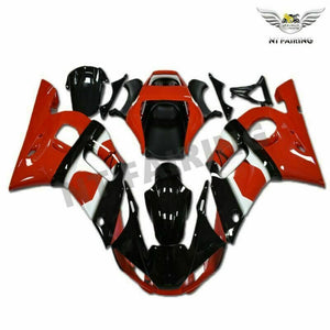 NT Europe Aftermarket Injection ABS Plastic Fairing Fit for Yamaha YZF R6 1998-2002 Red Black N009
