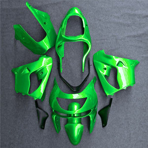 NT Europe ABS Plastics Green Fairing Fit for Kawasaki 1998-1999 ZX9R u001
